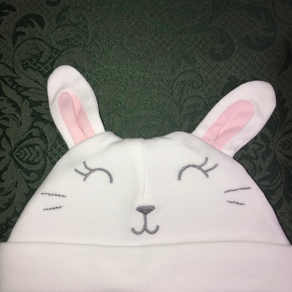 NWT TWINS 1st Easter sleeper bib cap carters 6-9 m - Picture 4 of 10